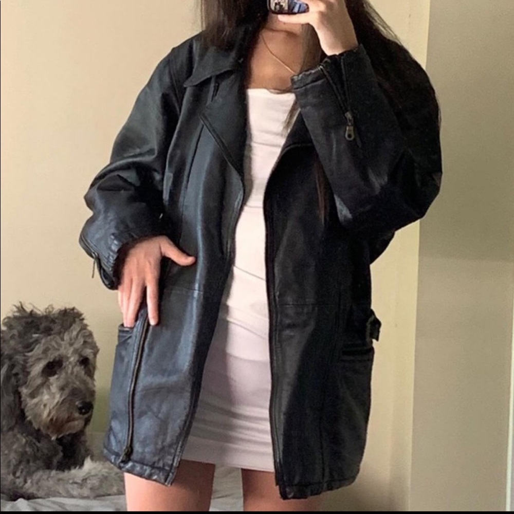Vintage leather jacket 🤩